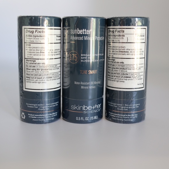3 PACK OF SkinBetter SunBetter Tone Smart SPF 75 Sunscreen Lotion 15ML EXP 11/26 - Picture 2 of 3